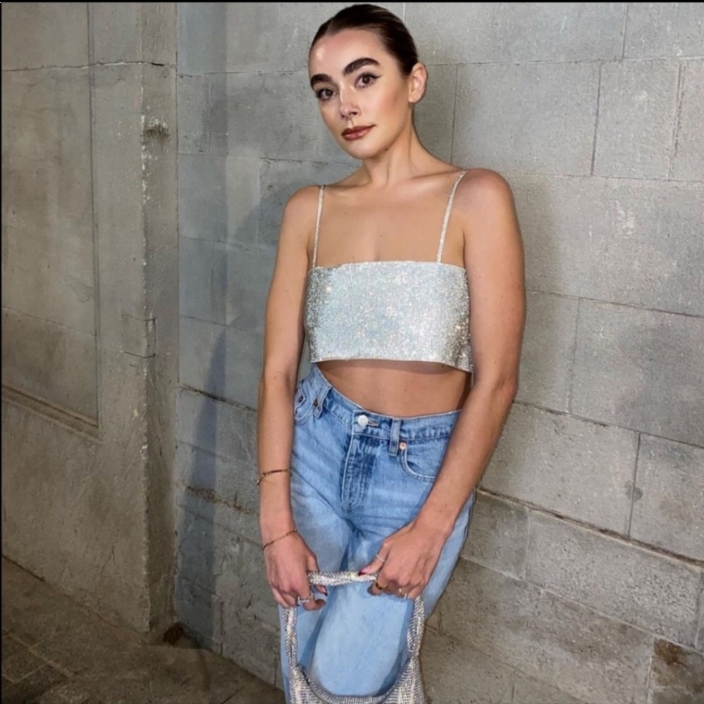 Zara Shimmery crop top - Picture 15 of 15
